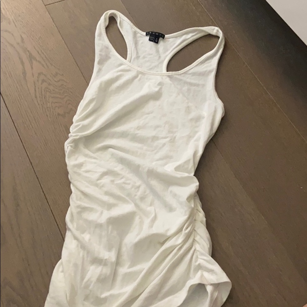 Theory Cinched Racerback Tank